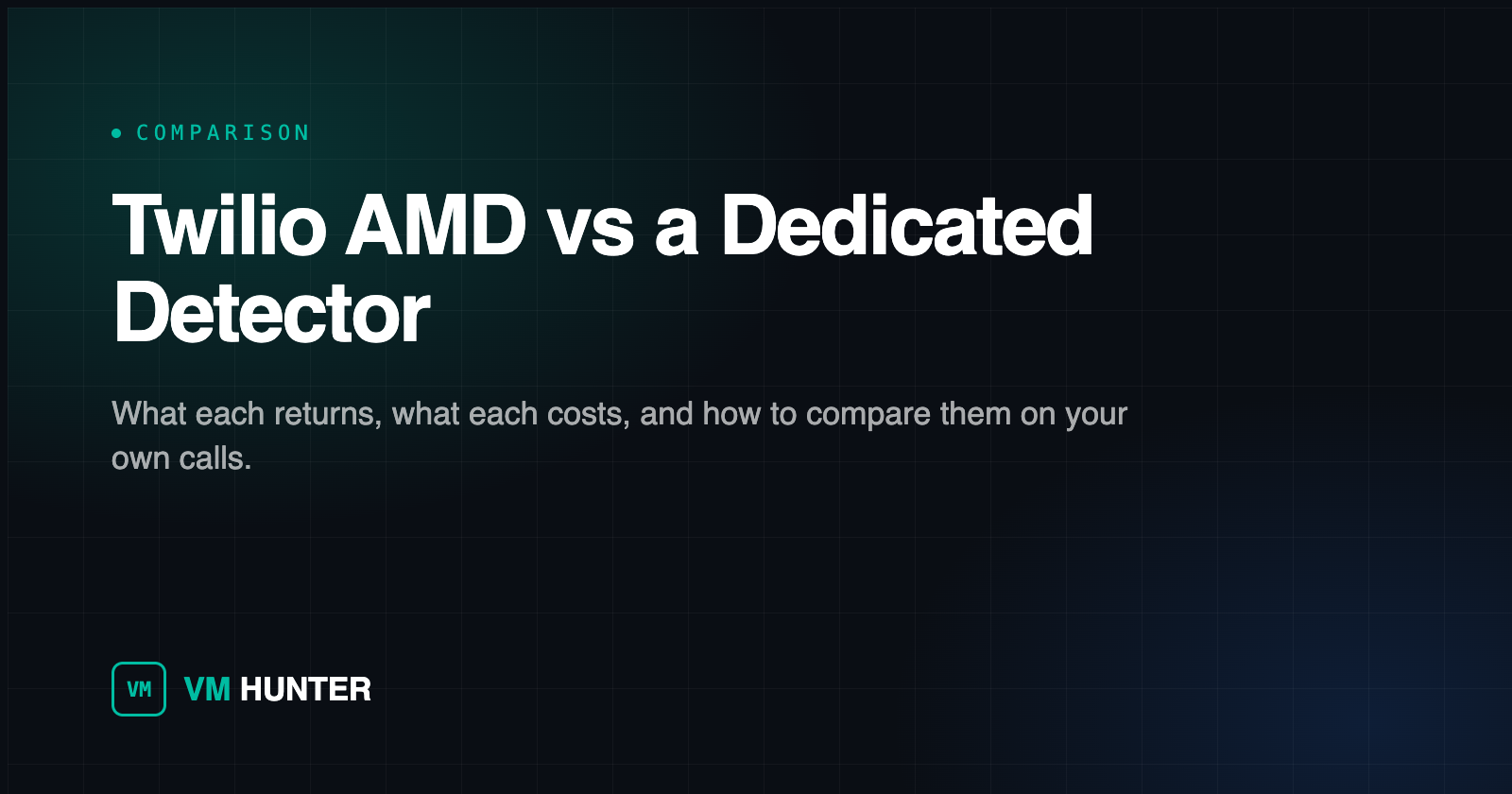 Twilio AMD vs a Dedicated Detector: What Each Returns, What Each Costs, and How to Compare Them